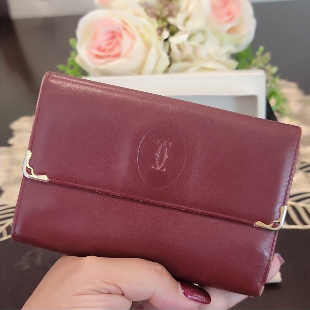 Authentic Cartier kisslock wallet - Picture 6 of 9
